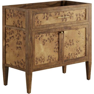 Elysian 36 Inch Wood Bathroom Vanity Cabinet In Brown