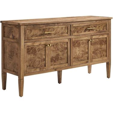 Elysian 62 Inch Wood Sideboard In Brown