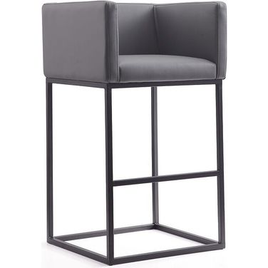 Embassy Barstool in Grey and Black