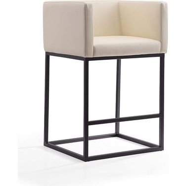 Embassy Counter Stool in Cream and Black