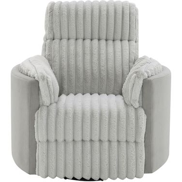 Emee Glider Recliner with Swivel In Gray