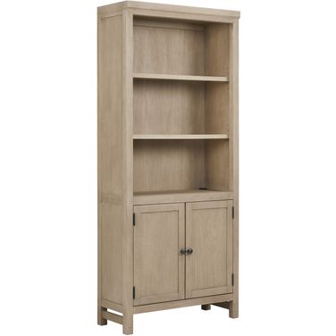 Emerson Door Bookcase In Light Elm