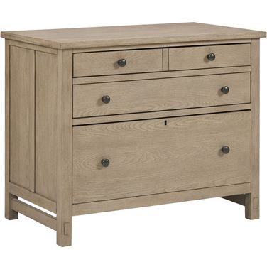 Emerson Workstation Combo File In Light Elm