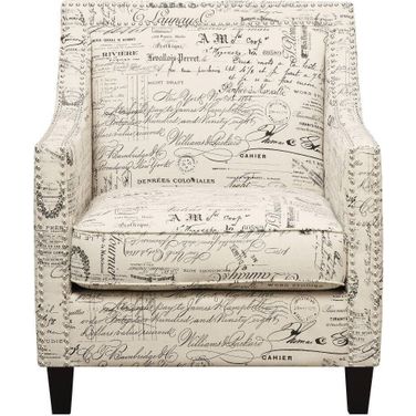 Emery French Script Chair