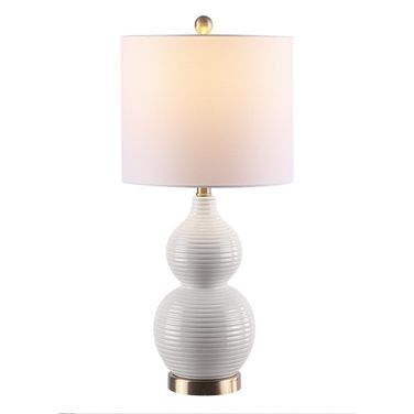 Emery Table Lamp in Ivory