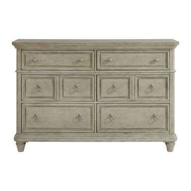 Emiko 6-Drawer Dresser In Light Grey