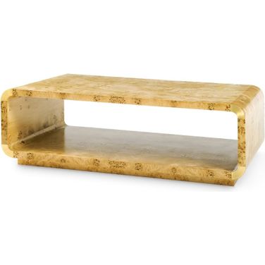 Emil Coffee Table In Burl