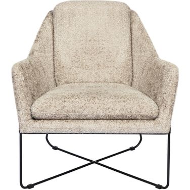 Emilia Lounge Chair In Beige