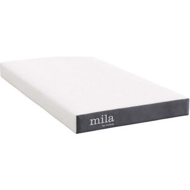 Mila 6 Inch Narrow Twin Mattress In White