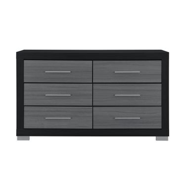Emma Dresser In Grey and Black