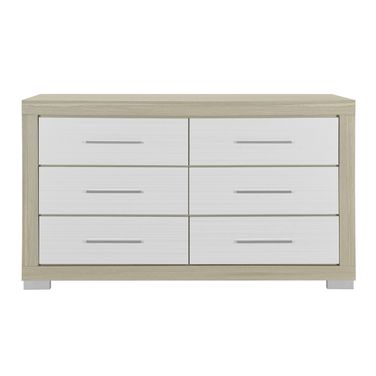 Emma Dresser In Natural and White