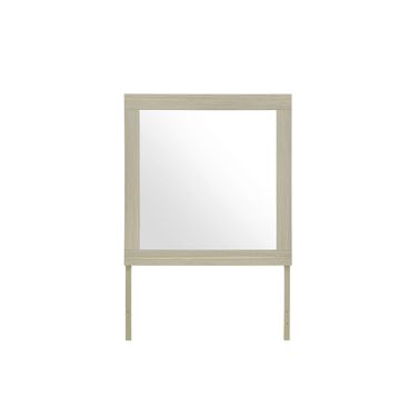 Emma Mirror In Natural and White