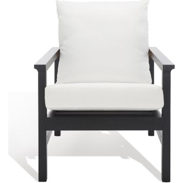 Emmalee Cord Back Accent Chair In Black and Natural