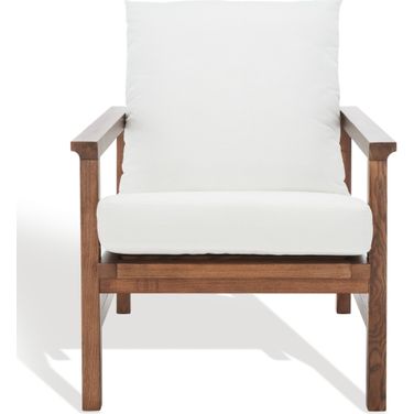 Emmalee Cord Back Accent Chair In Walnut and Natural