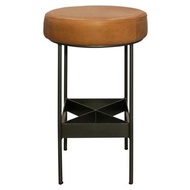 Emmett Bar Stool In Tan Leather