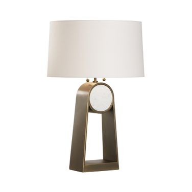 Emmons Lamp In White and Cream