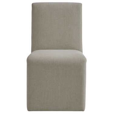 Emory Fabric Upholstered Dining Side Chair In Linen
