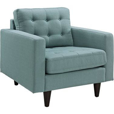 Empress Laguna Upholstered Fabric Arm Chair