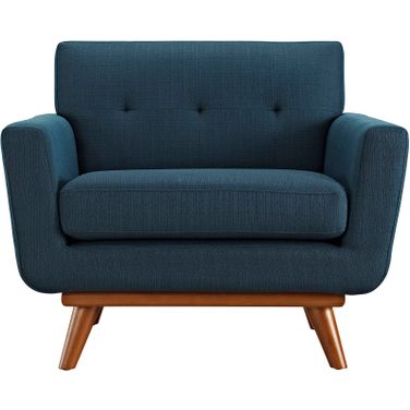 Engage Azure Upholstered Fabric Arm Chair
