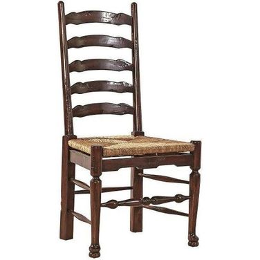 English Country Ladderback Side Chair Set of 2