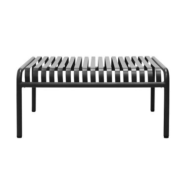 Enid 36 Inch Outdoor Coffee Table In Black
