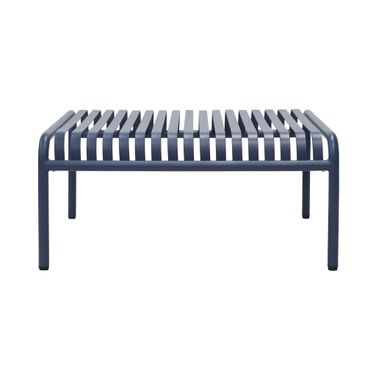Enid 36 Inch Outdoor Coffee Table In Dark Blue