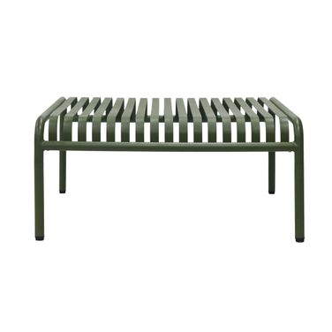 Enid 36 Inch Outdoor Coffee Table In Dark Green