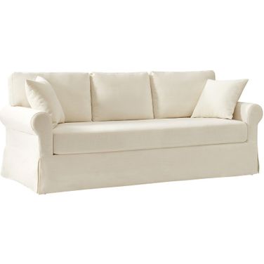Enrico Slipcovered Sofa In Linen