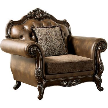 Ensenada Chair In Dark Cherry and Brown