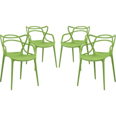 Entangled Green Dining Set of 4