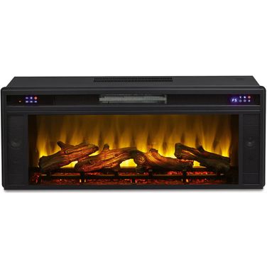 Entertainment Accessories Black Fireplace Insert