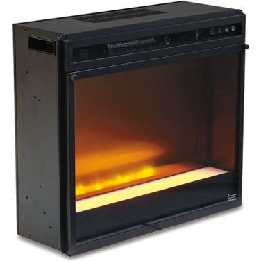 Entertainment Accessories Fireplace Insert Glass/Stone