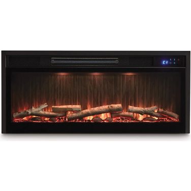 Entertainment Accessories Fireplace Insert In Black