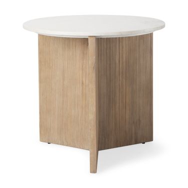 Enzo Accent Table  In Light Brown