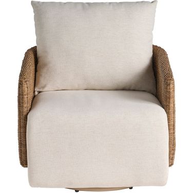 Enzo Swivel Chair In Cream