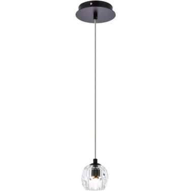 Eren 1 Light Black Pendant