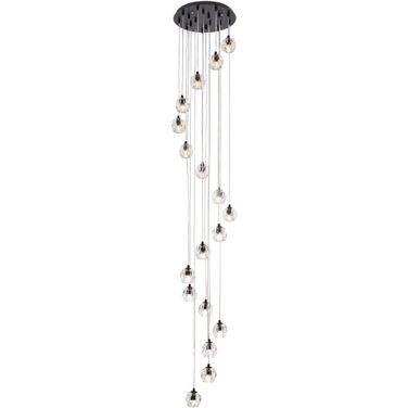 Eren 18 Lights Black Pendant 3505G15BK