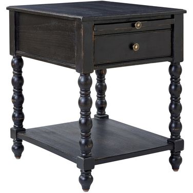 Eric End Table In Charcoal