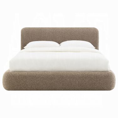 Erica Eastern King Bed In Dark Beige