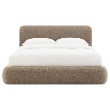 Erica Queen Bed In Dark Beige