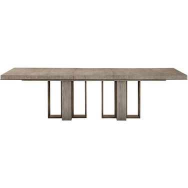 Erinn V X Universal Del Monte Dining Table In Weathered Oak