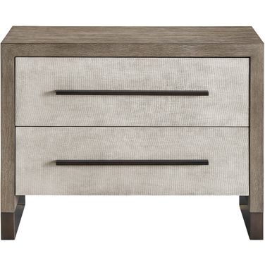 Erinn V X Universal Vista Nightstand In Weathered Oak