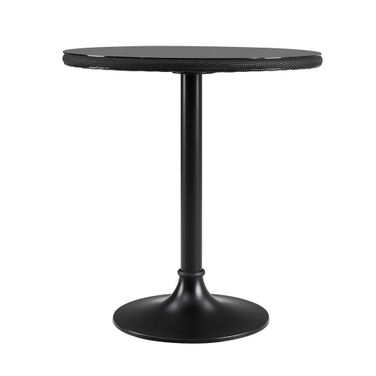 Erlend 30 Inch Outdoor Bistro Table In Black