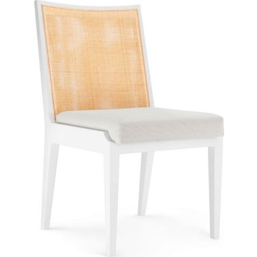 Ernest Side Chair Set of 2 In Eggshell White