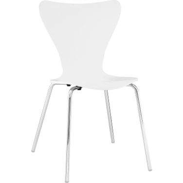 Ernie White Dining Side Chair EEI-537-WHI