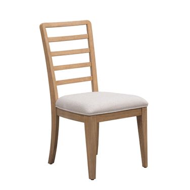 Escape Ladder Back Dining Chair Set of 2 In Off White