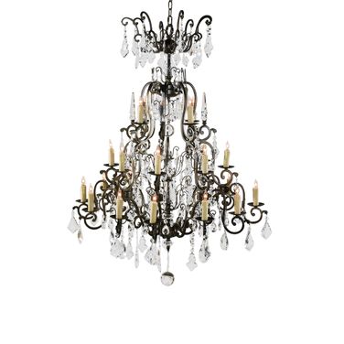 Esmerado Chandelier Large In Brown