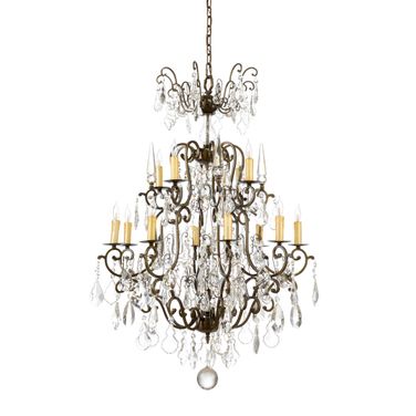 Esmerado Chandelier Medium In Brown
