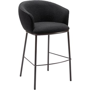 Essen Barstool In Black and Bronze