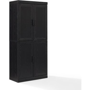Essen Kitchen Pantry Storage Cabinet In Black